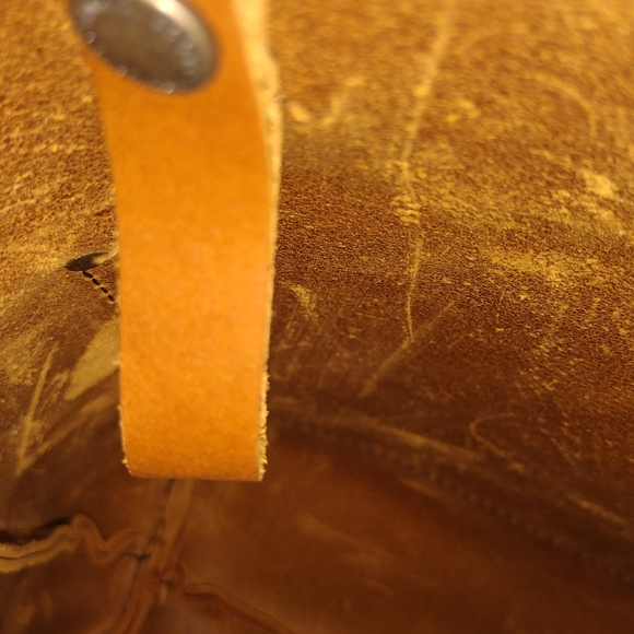 Elegant Brown Leather Tote Bag